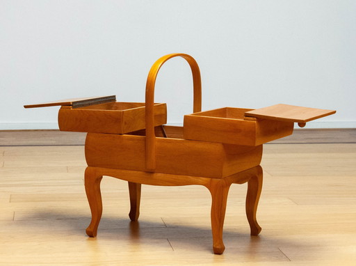 Panier vintage des années 1950 Suède