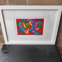 Marianne Naerebout acryl, zeefdruk 7/50 plaatje