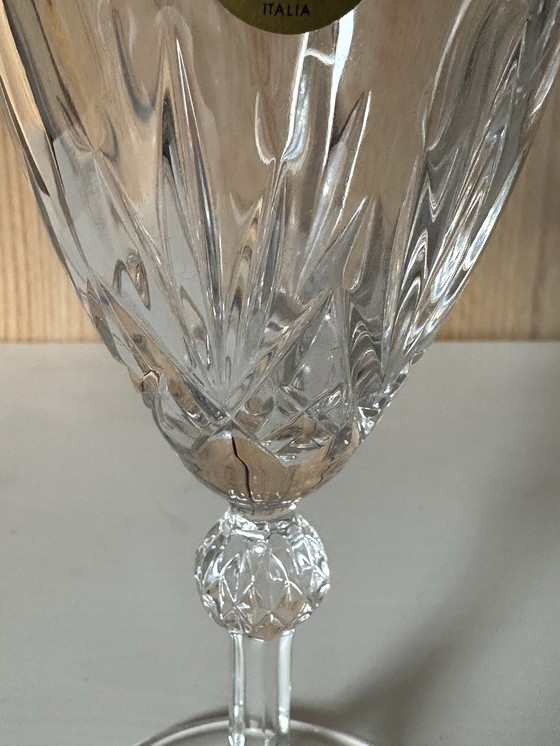 Image 1 of 6 x Royal Crystal Rock Italia RCR wing glasses