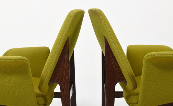 Image 1 of Rare Pair of Danish Easychairs, Mod. 451 by Illum Wikkelsø 1960s.