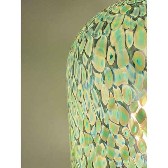 Image 1 of Vintage 'Neverrino' murrine-blown glass table lamp by Gae Aulenti for Vetreria Vistosi, Italy 1970s