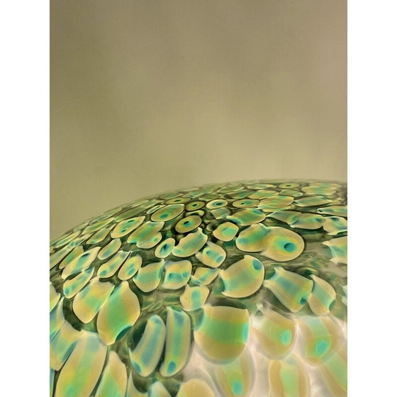 Image 1 of Vintage 'Neverrino' murrine-blown glass table lamp by Gae Aulenti for Vetreria Vistosi, Italy 1970s