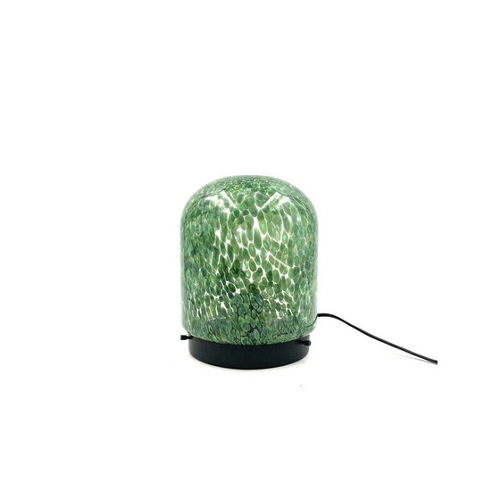 Image 1 of Vintage 'Neverrino' murrine-blown glass table lamp by Gae Aulenti for Vetreria Vistosi, Italy 1970s