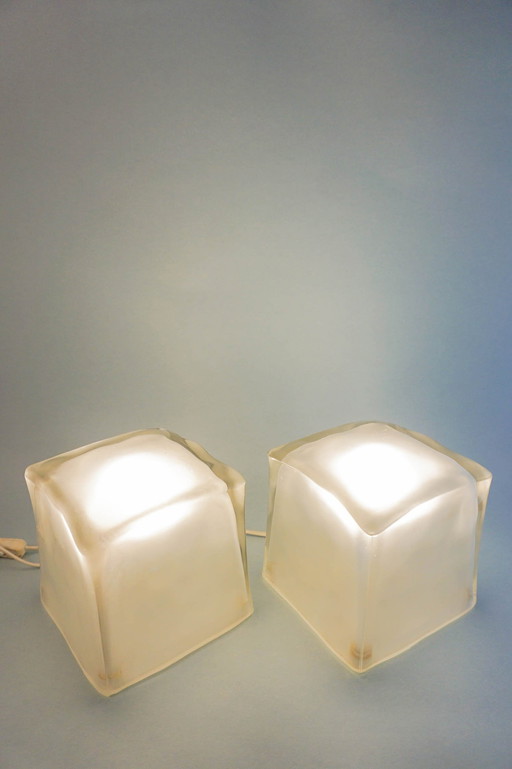 Iviken Ikea Ice Cube Table Lamps