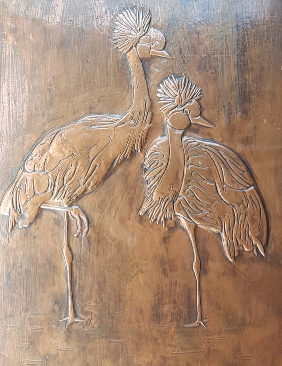 Image 1 of Pannello murale con gru