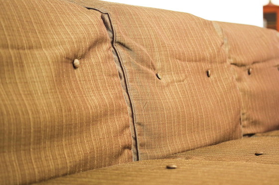 Image 1 of 1970S Modular Beechwood Sofa By Frigerio – Original Fabric Upholstery, Set Of 6