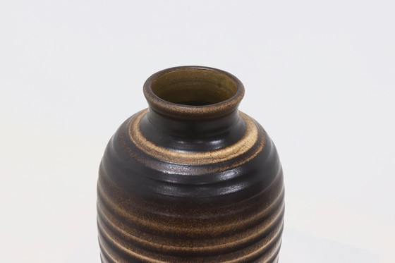 Image 1 of Vase Trio Vintage Studio Pottery 1960s