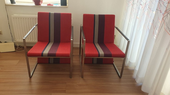 Image 1 of 2x Arco Spine Armchairs