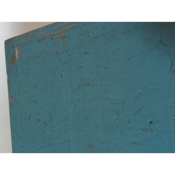 Image 1 of Vintage industrial drawing table in brown tubular metal