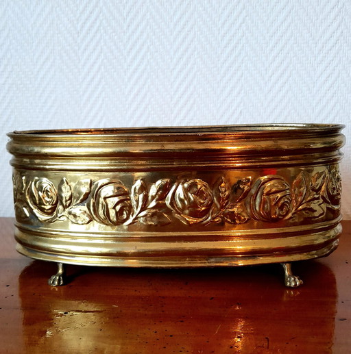 Copper Planter With Claw Feet Xixth Century