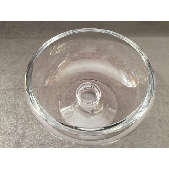 Image 1 of Vintage cup on pedestal in solid crystal