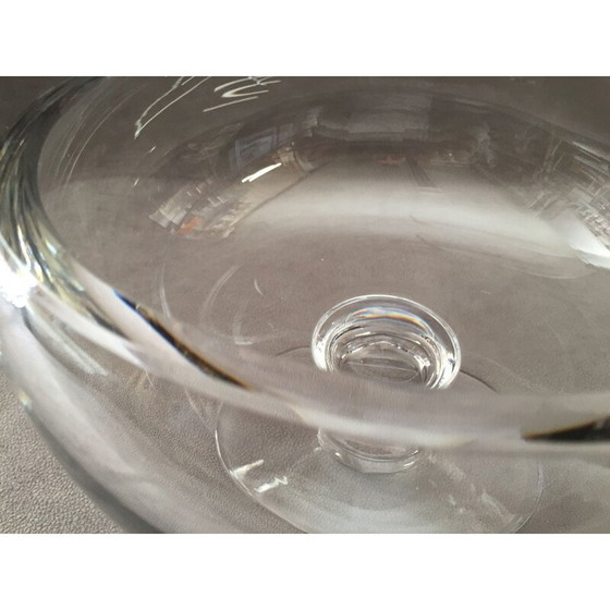 Image 1 of Vintage cup on pedestal in solid crystal