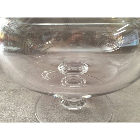 Image 1 of Vintage cup on pedestal in solid crystal