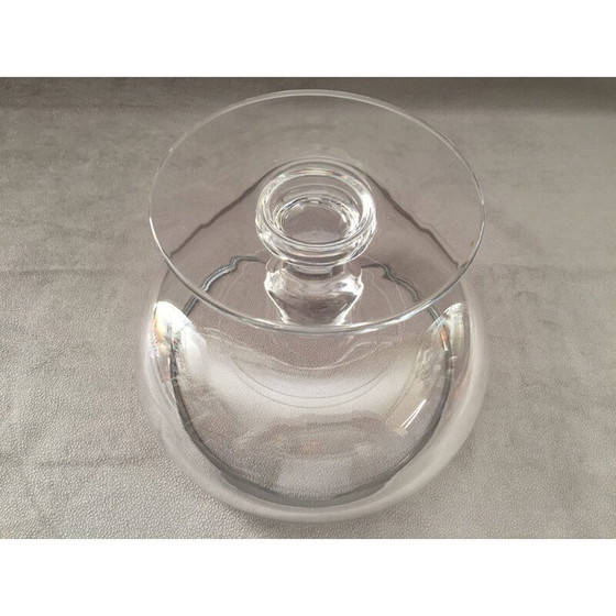 Image 1 of Vintage cup on pedestal in solid crystal