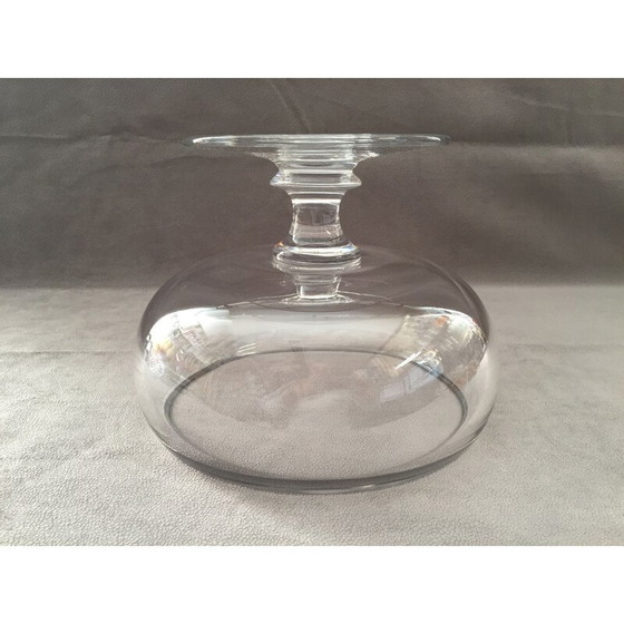 Image 1 of Vintage cup on pedestal in solid crystal