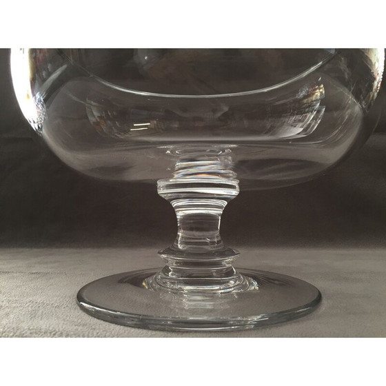 Image 1 of Vintage cup on pedestal in solid crystal