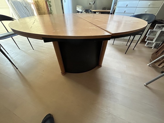 Image 1 of Vintage Design Castelijn Round Folding Dining Table