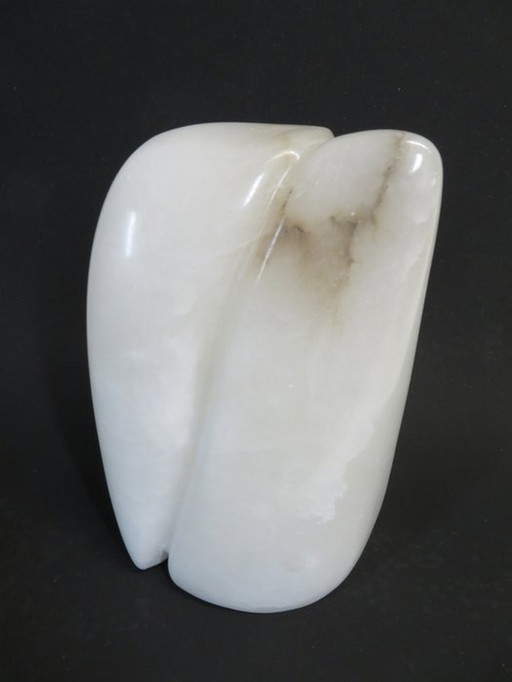 Marble molar sculpture