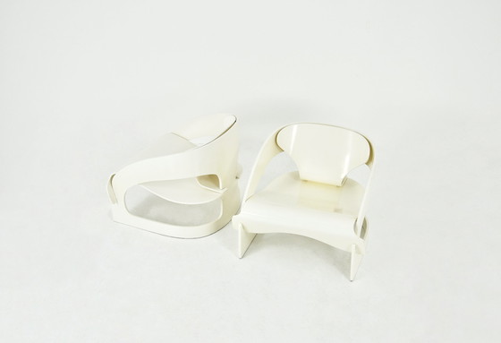 Image 1 of Model 4801 Armchairs by Joe Colombo for Kartell, 1960s, set of 2