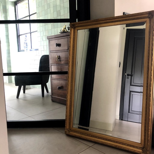 Miroir vintage doré