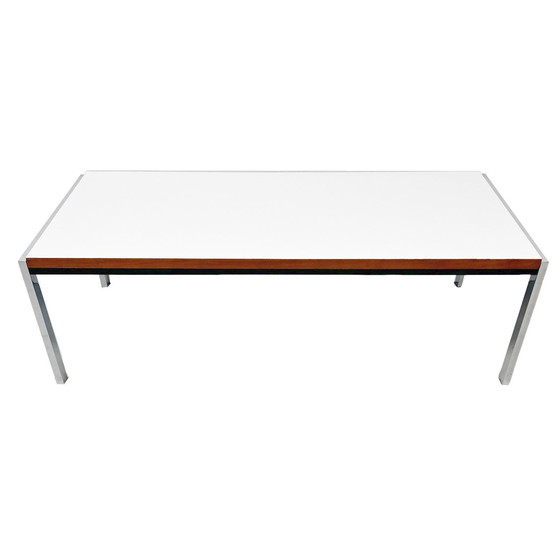 Image 1 of Danish design coffee table teak chrome mid-century