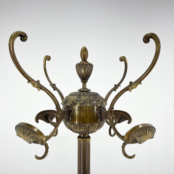 Image 1 of Vintage brass coat rack, Italy 1950s
