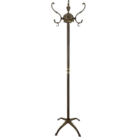 Image 1 of Vintage brass coat rack, Italy 1950s