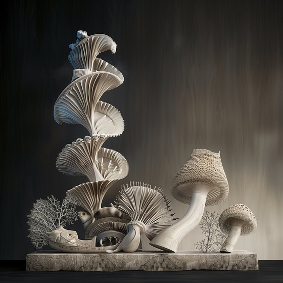 Image 1 of Unique Low-Cost Piece – Benoit Mandelbrot's Still Lifes: Coraline Fugue