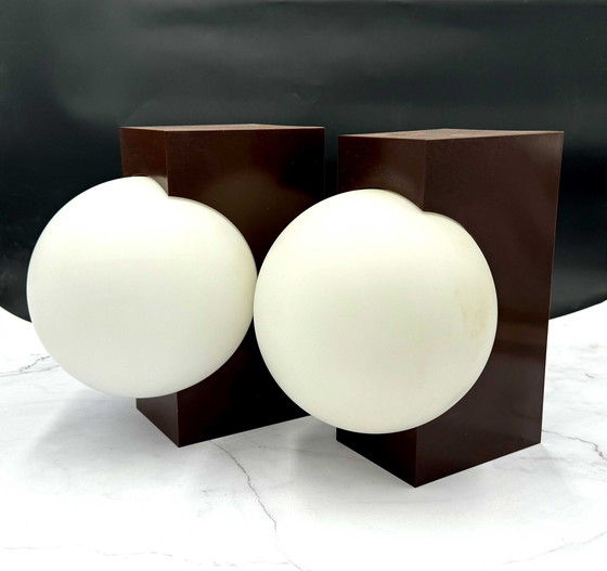 Image 1 of Set of 2x wall or ceiling lamp model C-1519 - Raak Amsterdam