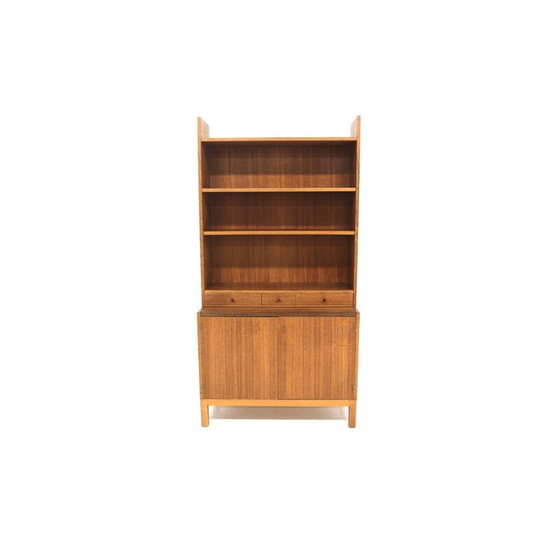 Image 1 of Vintage teak bookcase chest of drawers, Sweden 1960
