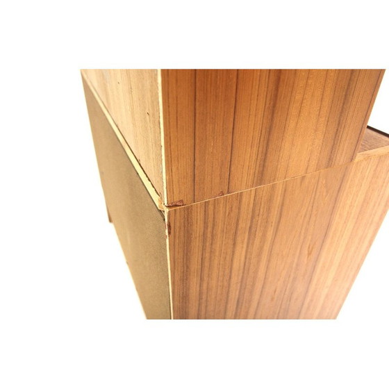 Image 1 of Vintage teak bookcase chest of drawers, Sweden 1960