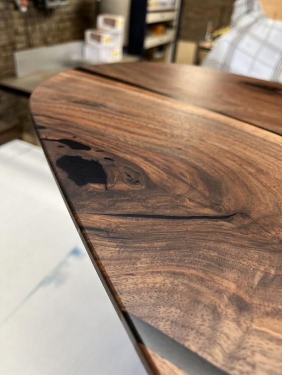 Image 1 of Walnut Epoxy Coffee Table