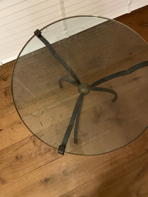 Round Glass Table