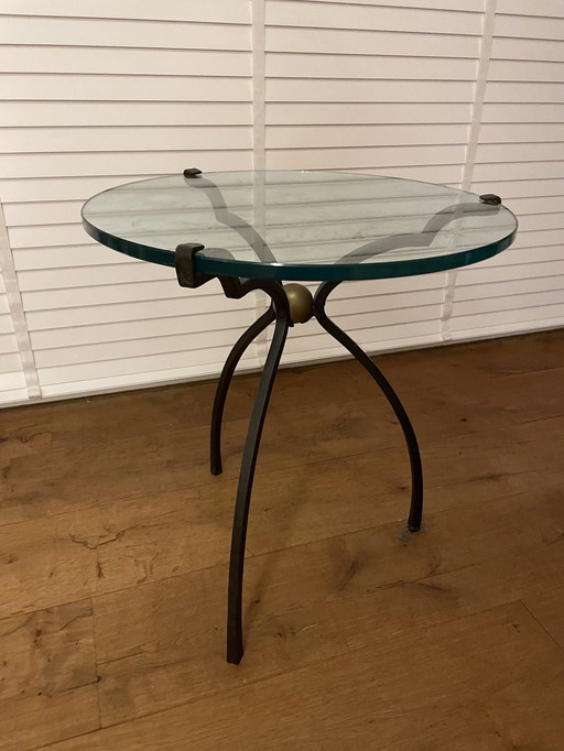 Round Glass Table