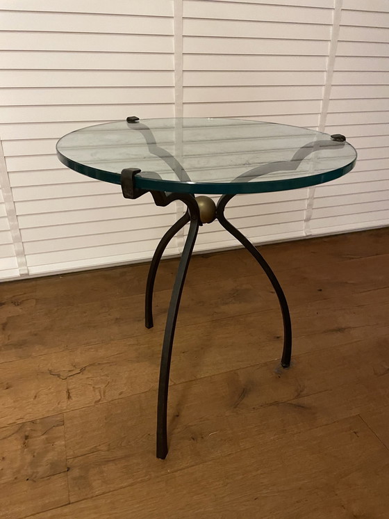 Image 1 of Round Glass Table