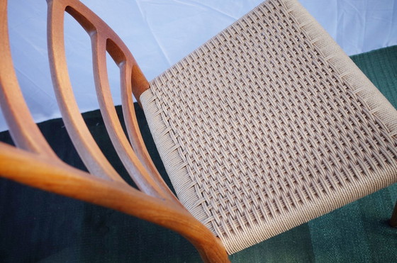 Image 1 of 4 X Danish Niels O. Møller teak chairs model 82