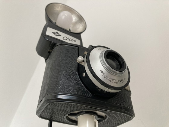 Image 1 of Vintage Camera Lamp Agfa Tripod