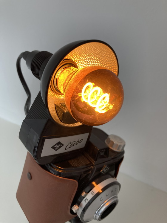 Image 1 of Lampe d'appareil photo vintage Agfa trépied