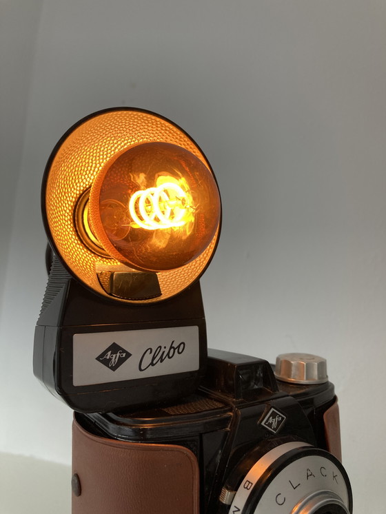 Image 1 of Vintage Camera Lamp Agfa Tripod