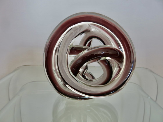 Image 1 of Murano Glass Ribbon By Licio Zanetti, Italy, 1970