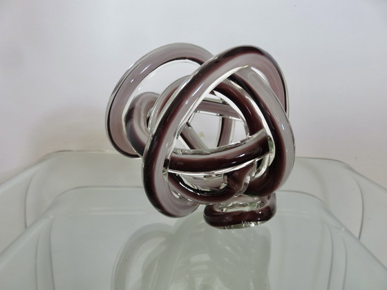 Image 1 of Murano Glass Ribbon By Licio Zanetti, Italy, 1970