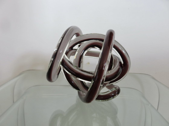 Image 1 of Murano Glass Ribbon By Licio Zanetti, Italy, 1970