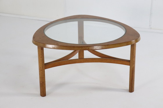 Image 1 of Nathan Coffee Table With Glass 'Tilbury' Vintage