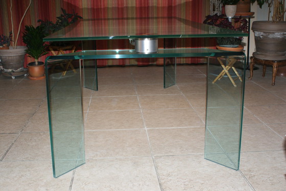 Image 1 of FIAM Ray Plus Glass Extendable Dining Table