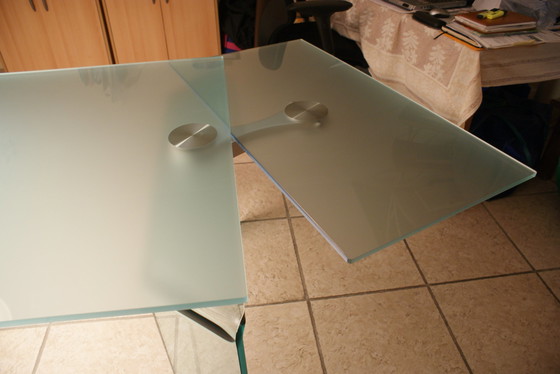 Image 1 of FIAM Ray Plus Glass Extendable Dining Table