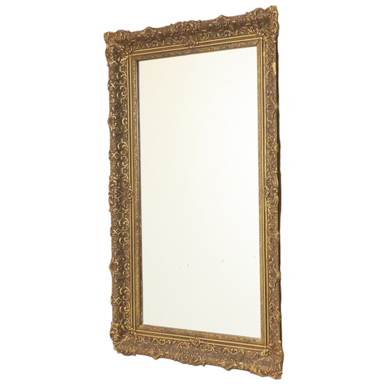 Image 1 of Large Gold Baroque Style Mirror