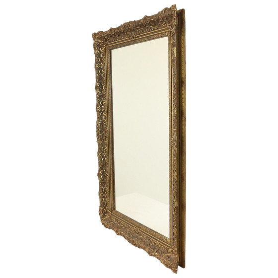 Image 1 of Large Gold Baroque Style Mirror