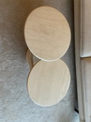 Rare travertine coffee table