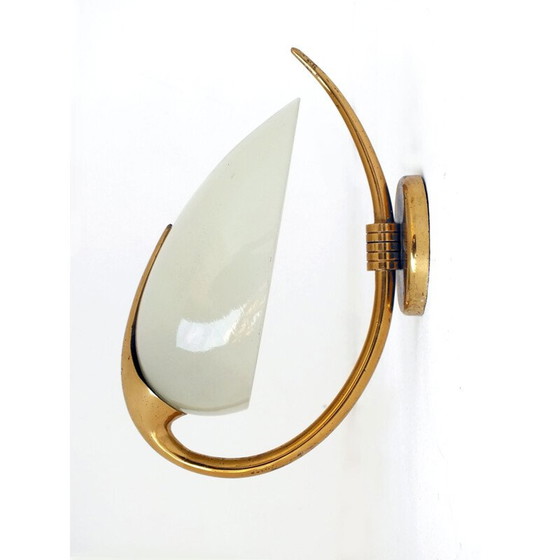 Image 1 of Pair of wall lamp Oscar Torlasco Lumi Italy 1950