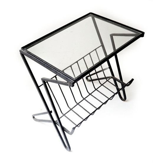 Image 1 of Tavolo portariviste in ferro vintage anni '50